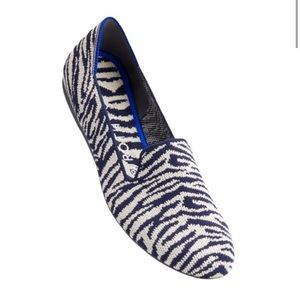 Rothy’s Navy Zebra Loafers - Limited Edition size 10.5